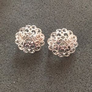 Silver Filigree Earrings
